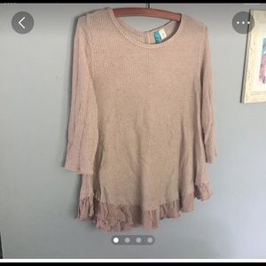 Buttons knit top (e)